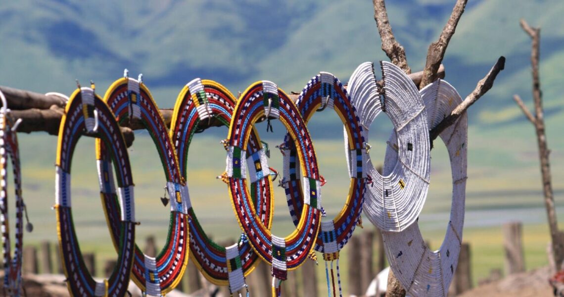 Maasai wares for sale